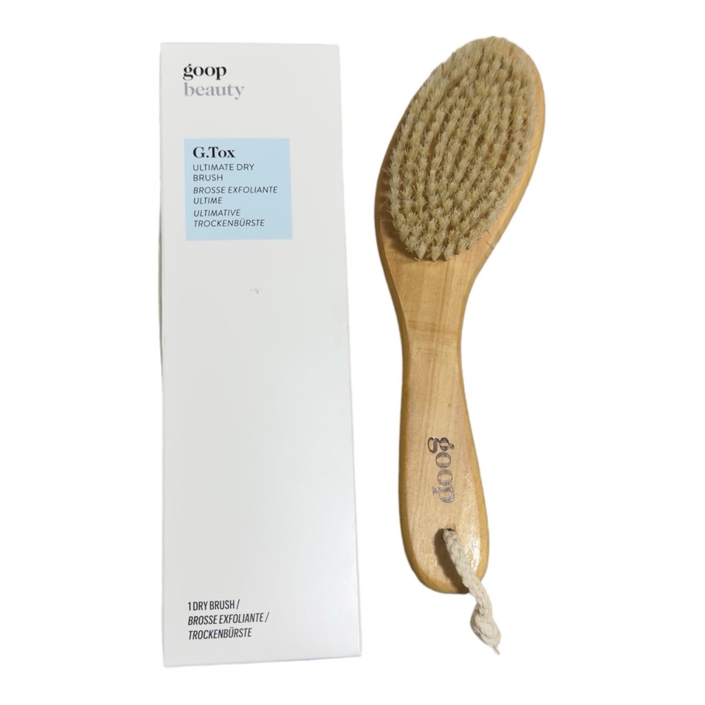 Goop Beauty G.Tox Ultimate Dry Brush Exfoliating & Detoxifying For Smooth Skin